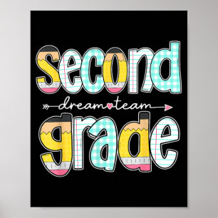 First Grade Dream Team Back To School Teacher Poster