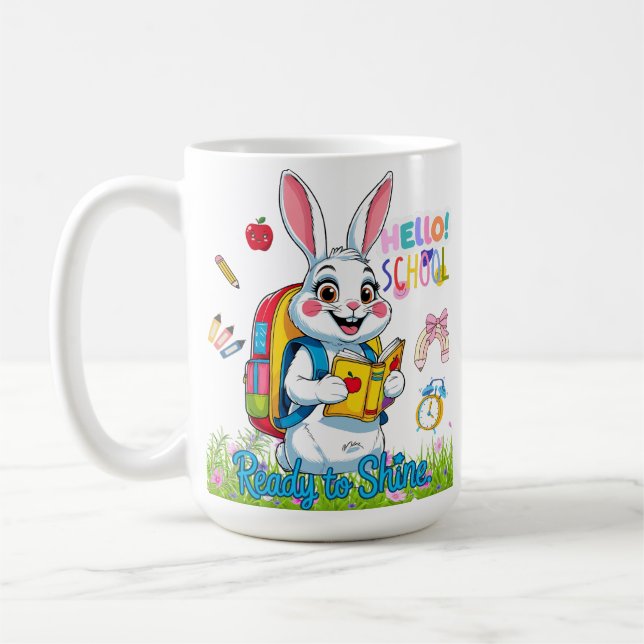 First Grade Fuel – Ready to Shine! Coffee Mug (Left)