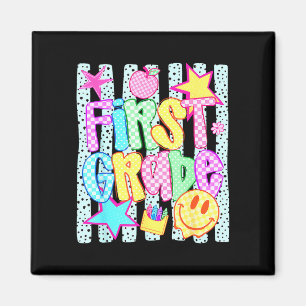 First grade funny back to school happy first day magnet