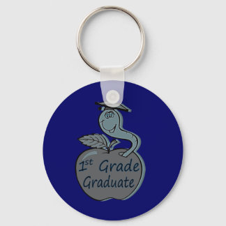 first.grade.graduate.apple key ring