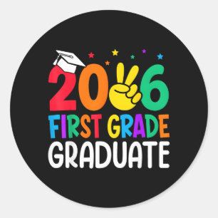 First Grade Graduation 2026 1st Grade Graduate Classic Round Sticker
