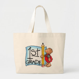 First Grade Large Tote Bag