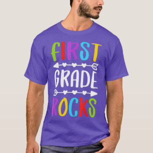 First Grade Rocks 1st Grade Back To School Gift T-Shirt