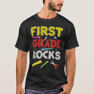 First Grade Rocks 1st Grade Back To School T-Shirt