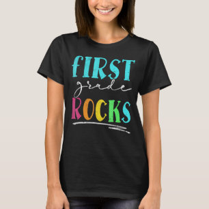 First Grade Rocks Back To School Team 1st Grade T-Shirt