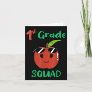 First Grade Squad Back To School Gifts Card