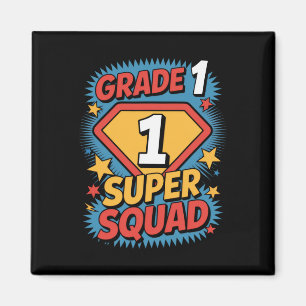 First Grade Superhero Squad 1st Year Kids Back To  Magnet