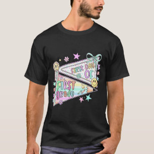 First grade teacher 1st grade pennant flag back to T-Shirt