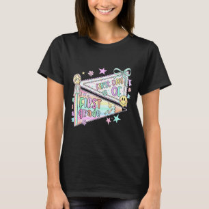 First grade teacher 1st grade pennant flag back to T-Shirt