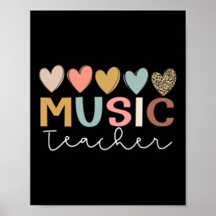 First Grade Teacher Music Teacher First Day Of Poster