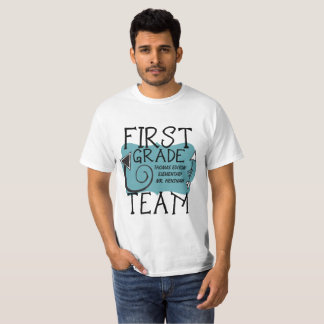 First Grade Team Teacher Personalised T-shirt