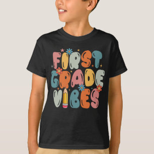 First Grade Vibes 1st Grade Team Kids 1st Day Of T-Shirt