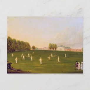 First Grand Match of cricket played by members of Postcard