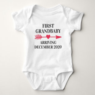 First Grandbaby with Boho Arrow Baby Bodysuit