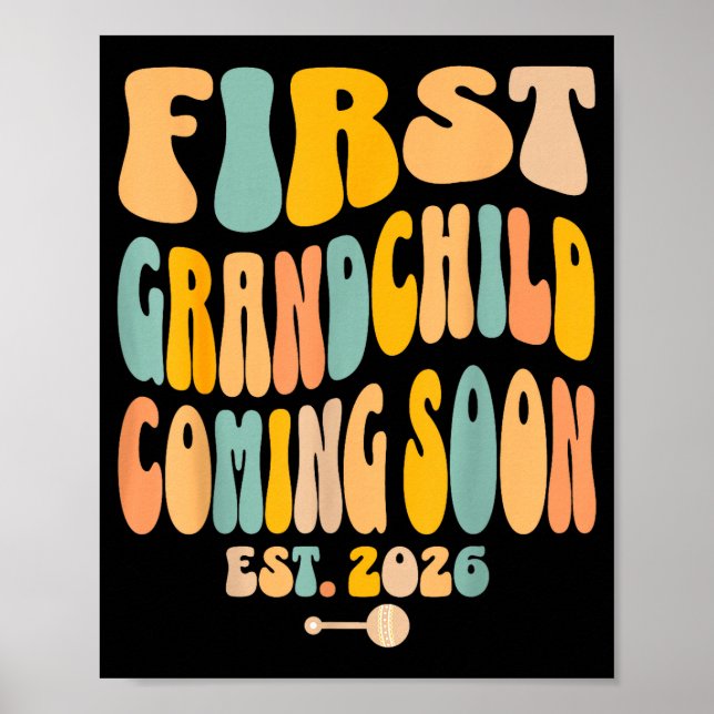 First Granhild Coming Soon 2026 Baby Announcement  Poster (Front)