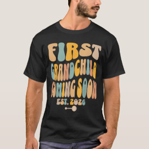First Granhild Coming Soon 2026 Baby Announcement  T-Shirt