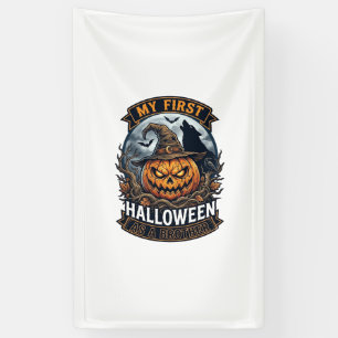 First Halloween As Brother Pumpkin Wolf Moon_1 Banner