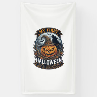First Halloween As Brother Pumpkin Wolf Moon_1 Banner