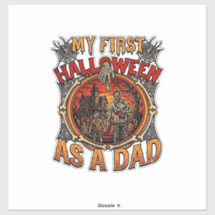 First Halloween As Dad Zombie Haunted House Gravey