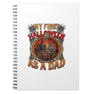First Halloween As Dad Zombie Haunted House Gravey Notebook