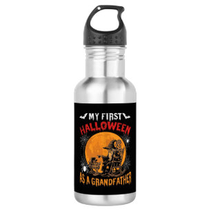 First Halloween As Grandfather Wizard Bat Moon_1 532 Ml Water Bottle