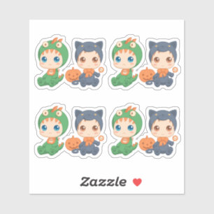 First Halloween Babies Cat Dragon Costume Set of 4