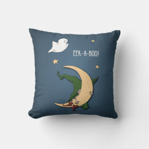 First Halloween Baby Peek A Boo Witch with Ghost Cushion