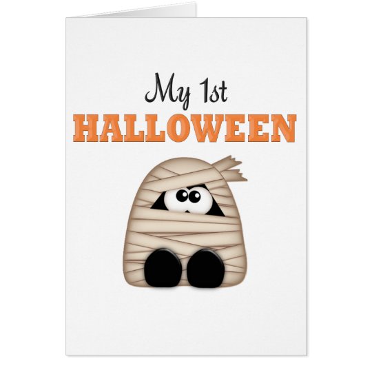First Halloween Card