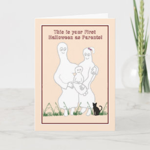 First Halloween Card for New Parents