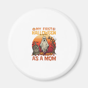 First Halloween Mum Ghost Tombstone Pumpkin_1 Magnet