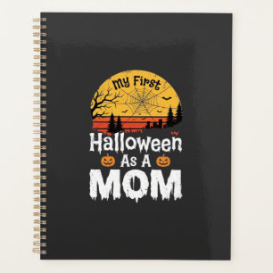 First Halloween Mum Vintage Sunset Design_1 Planner