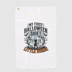 First Halloween Nurse Spooky Moon Infant Costume D Golf Towel