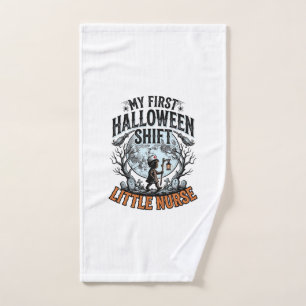 First Halloween Nurse Spooky Moon Infant Costume D Hand Towel