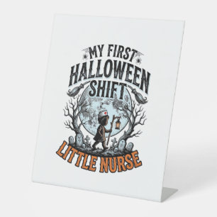 First Halloween Nurse Spooky Moon Infant Costume D Pedestal Sign