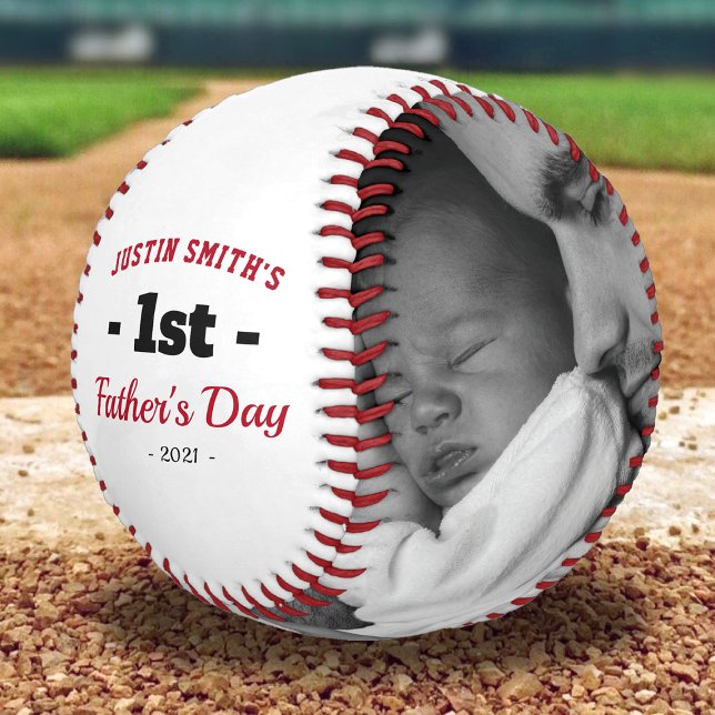 First Happy Father's Day Photo Baseball (Creator Uploaded)
