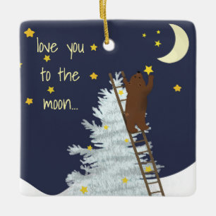First Holiday Ornament Personalise Love You