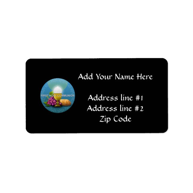 First Holy Communion - 1 Label (Front)