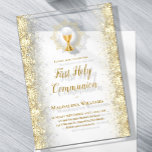 First Holy Communion Acrylic Invitations<br><div class="desc">First Holy Communion Acrylic Invitation</div>