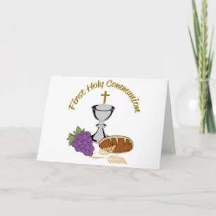 First Holy Communion Card