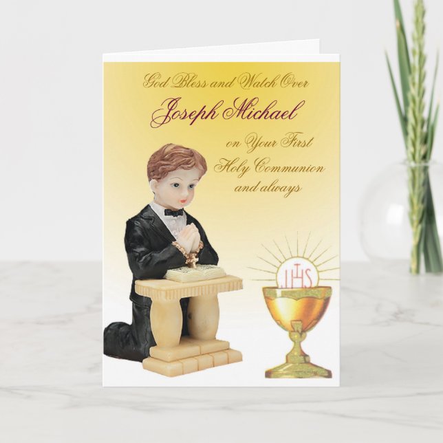 First Holy Communion Card (Front)