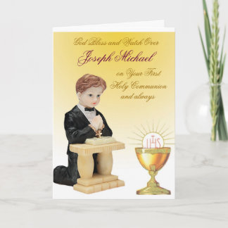 First Holy Communion Card