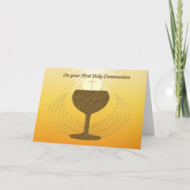 First Holy Communion Card (Front)
