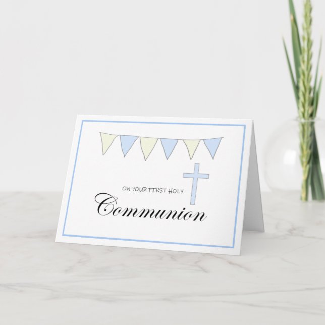 First Holy Communion card (Front)