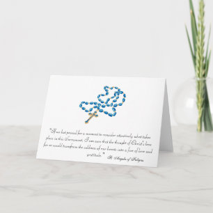 First Holy Communion Card-St. Angela of Foligno Card