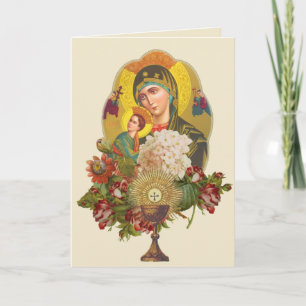 First Holy Communion Catholic Traditional Card