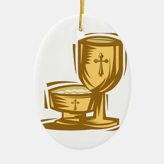First Holy Communion Ceramic Tree Decoration (Front)