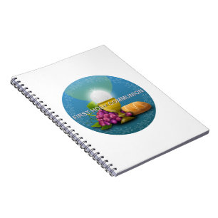 First Holy Communion Chalice and Host Notebook