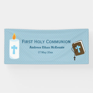 First Holy Communion * choose background colour Banner