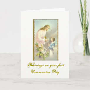 First Holy Communion - Congratulations - Card