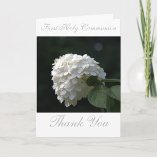 First Holy Communion Cross Insert Insert Photo Thank You Card